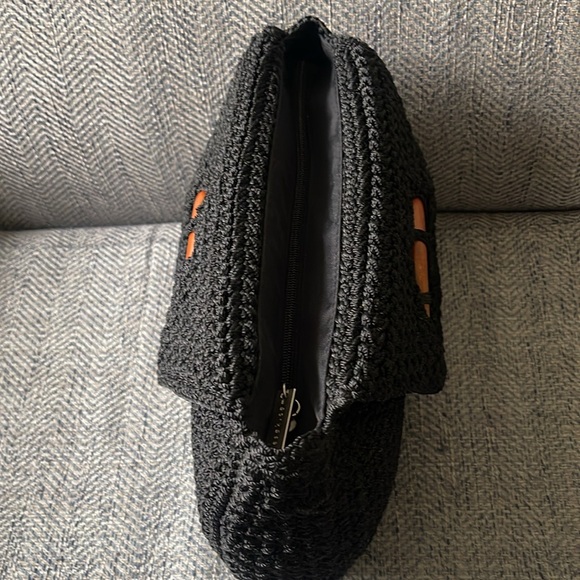 The Sak Crochet Wooden Ring Handle Women's Handbag - Picture 5 of 16